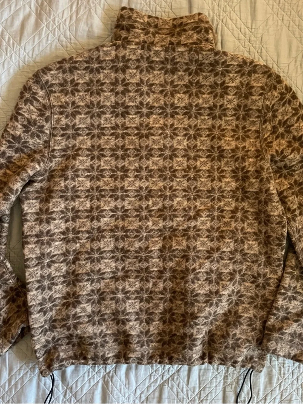 J. CREW Wool-blend sherpa fleece quarter-zip pullover Size S‎ NWT $298 CO180